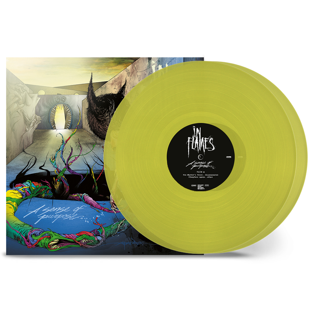 A Sense of Purpose (15th Anniversary Edition inc. The Mirror’s Truth EP) Transparent Lime Green 2LP Front