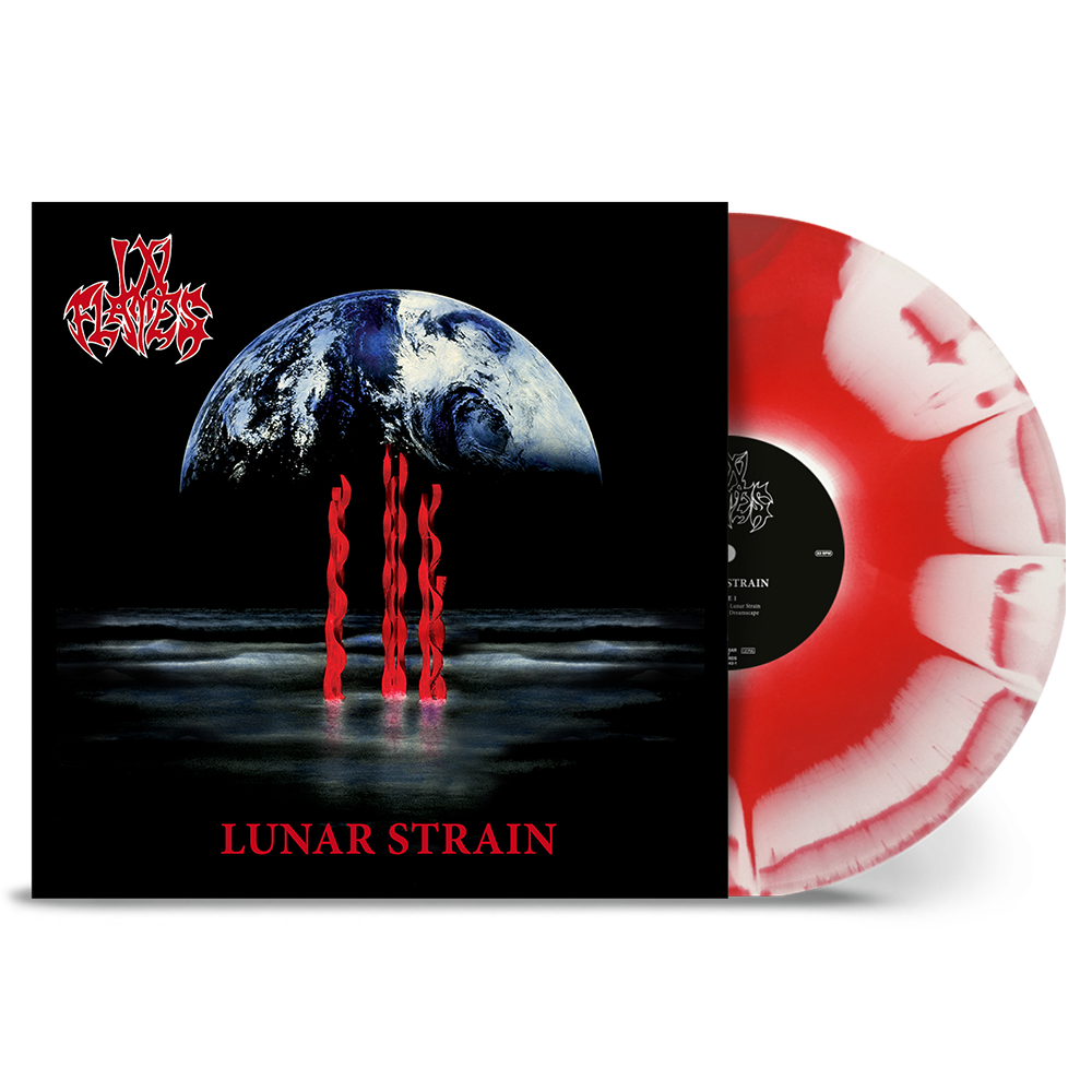 Lunar Strain White Red Sunburst LP - In Flames Shop