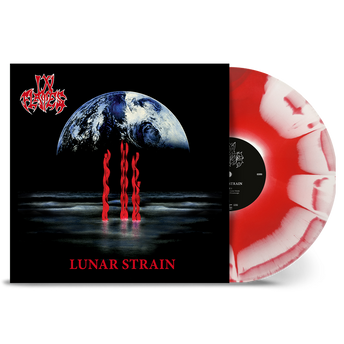 Lunar Strain White Red Sunburst LP 
