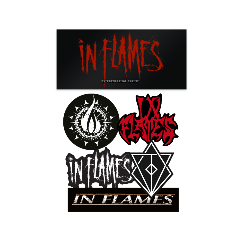 Logo Sticker Pack - In Flames Shop