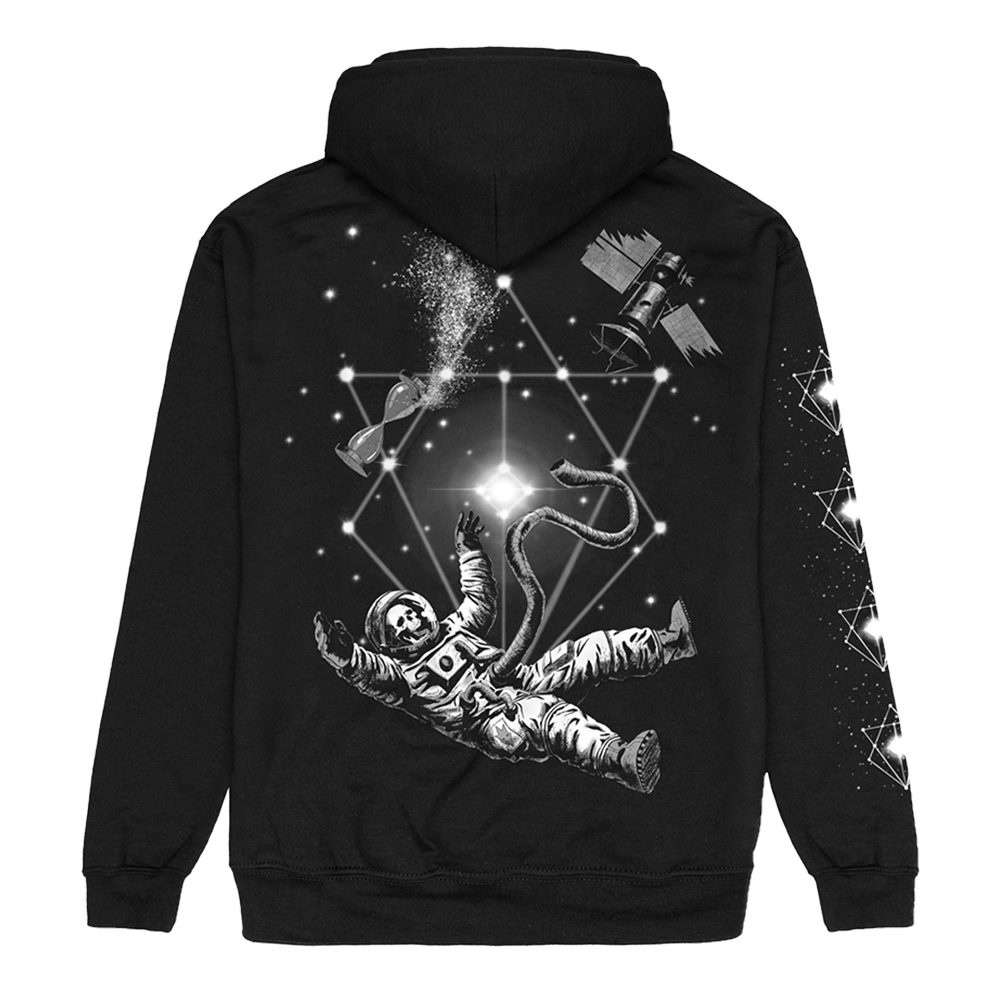 Spaceman Hoodie In Flames Shop